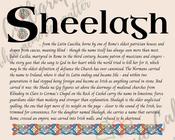 Sheelagh - Celtic Name Print | Fine Art Print image