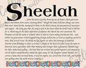 Sheelah - Celtic Name Print | Fine Art Print image