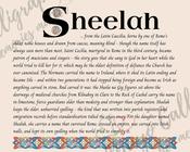 Sheelah - Celtic Name Print | Digital Download