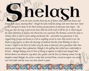 Shelagh - Celtic Name Print | Fine Art Print image