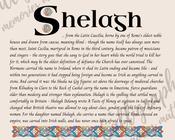 Shelagh - Celtic Name Print | Fine Art Print