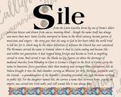 Sile - Celtic Name Print | Fine Art Print image