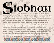 Siobhan - Celtic Name Print | Digital Download
