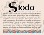 Síoda - Celtic Name Print | Digital Download