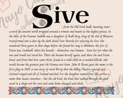 Sive - Celtic Name Print | Fine Art Print - 8x10" (20x25 cm) image