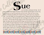Sue - Celtic Name Print | Digital Download