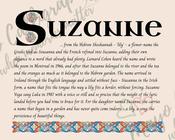Suzanne - Celtic Name Print | Digital Download
