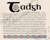 Tadgh - Irish Name - Fine Art Print - 16x20" (40x50 cm) image