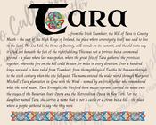 Tara - Celtic Name Print | Fine Art Print image