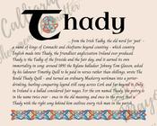 Thady - Celtic Name Print | Digital Download