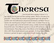 Theresa - Celtic Name Print | Fine Art Print image
