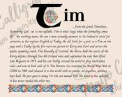 Tim - Celtic Name Print | Digital Download
