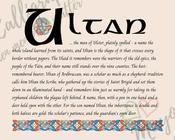 Ultan - Celtic Name Print | Digital Download