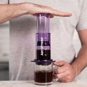 Aeropress Coffee Maker - Clear Purple image