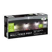 Solar Fence Wall &amp; Post Lights 4pk