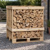 1m3 Crate Kiln Dried Birch Hardwood Logs