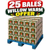 25 X Willow Warm Wood Briquettes image