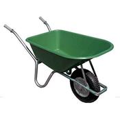 Green PVC Wheelbarrow 100L image