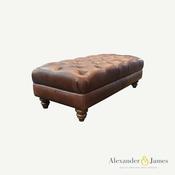 Stax Footstool by Alexander and James - Tote Tiramisu