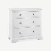 Twickenham White 2+2 Drawer Chest image