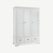 Twickenham White Triple Wardrobe image