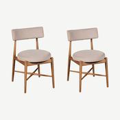 Flora Dining Chair Grey (PAIR) image