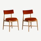 Flora Dining Chair Orange (PAIR) image