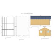 Garden Chalet 20 x 12 (6.09m x 3.65m)
