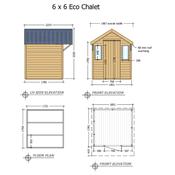Eco Cabin 6 x 6 (1.83m x 1.83m)