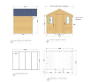 Eco Cabin 6 x 8 (1.83m x 2.43m)