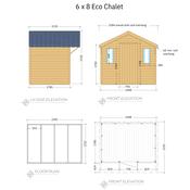 Eco Cabin 6 x 8 (1.83m x 2.43m)