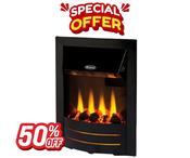 Stanley Argon Bailey Electric Inset Stove - Black Trim image