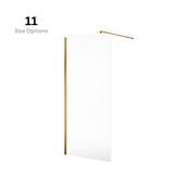 ASPECT Wetroom Panel Brushed Gold image
