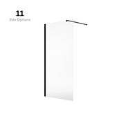 ASPECT Wetroom Panel Matt Black image
