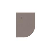 SLATE Offset Quadrant Taupe Shower Tray image