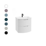 ARC 60cm 2 Drawer Wall Hung Vanity Unit Matt image
