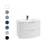 ARC 80cm 2 Drawer Wall Hung Vanity Unit image