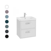 FINLAND 50cm Two Drawer Wall Hung Vanity Unit image