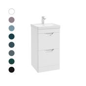 FREYA 50cm 2 Drawer Floor Standing Vanity Unit  image
