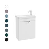 FREYA 55cm Single Door Cloakroom Floor Standing Vanity Unit image