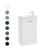 FREYA 55cm Single Door Cloakroom Floor Standing Vanity Unit image