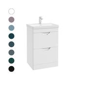 FREYA 60cm 2 Drawer Floor Standing Vanity Unit image