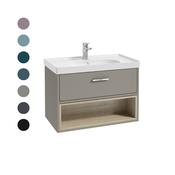 MALMO 80cm Wall Hung Basin Vanity Unit image