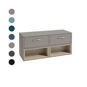 MALMO 120cm Countertop Wall Hung Vanity Unit image