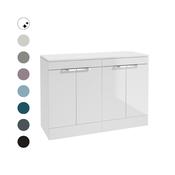 STOCKHOLM Floor Standing 120cm Four Door Countertop Vanity Unit image