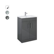 BELMONT SQUARE 60cm Floor Standing 2 Door Vanity Unit image