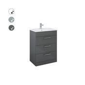 BELMONT SQUARE Three Drawer Floor Standing Unit 60cm image
