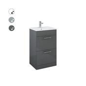BELMONT SQUARE Two Drawer Floor Standing Unit 50cm image