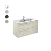 BRAVA 100 Wall Hung Vanity Unit &amp;amp; Slim Basin image