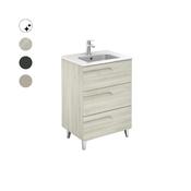 BRAVA 60cm Floor Standing 3 Drawer Vanity Unit image